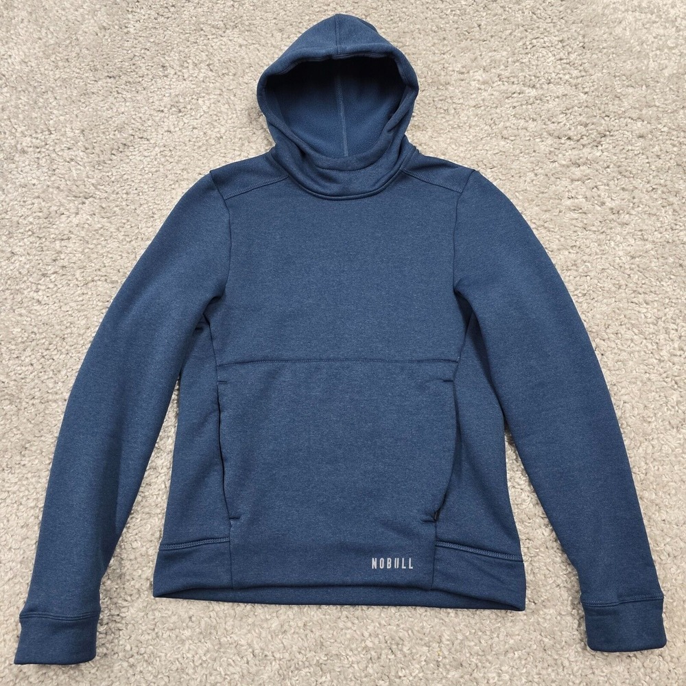 NOBULL Womens Performance Fleece Hoodie Size Small Athletic Training‎ Minimal